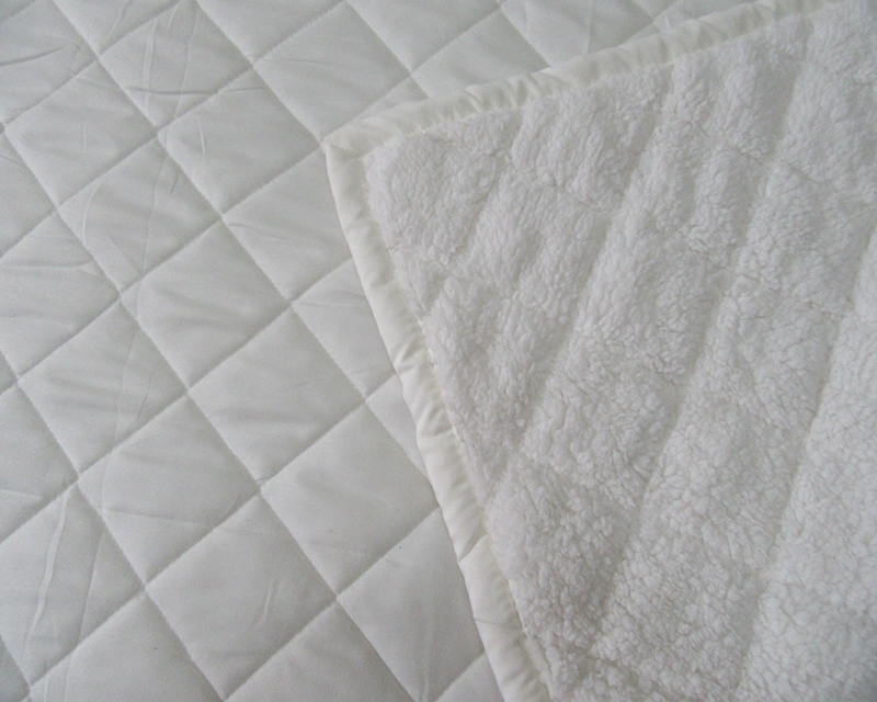 quilted sherpa bedspread sets
