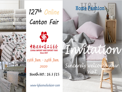 127ª canton fair-china colcha fábrica, colcha e roupa de cama